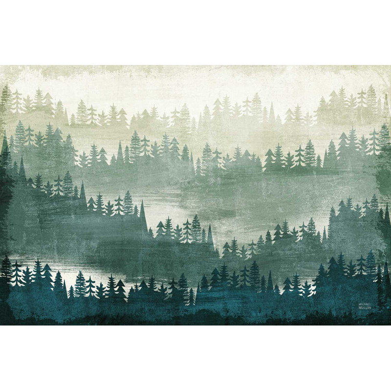 " Mountainscape " Painting Print, 20" H x 30" W x 1.25" D