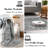 Tribal Geometric Washable Area Rug for Living Room & Bedroom, Non-Slip Moroccan Rug-731350524