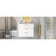 Armoire murale suspendue 24 po avec tiroir double, petit lavabo de salle de bain rectangulaire flottant avec trou de robinet simple et trop-plein-128311857