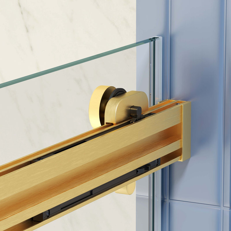 Shower Doors, Brushed Gold
