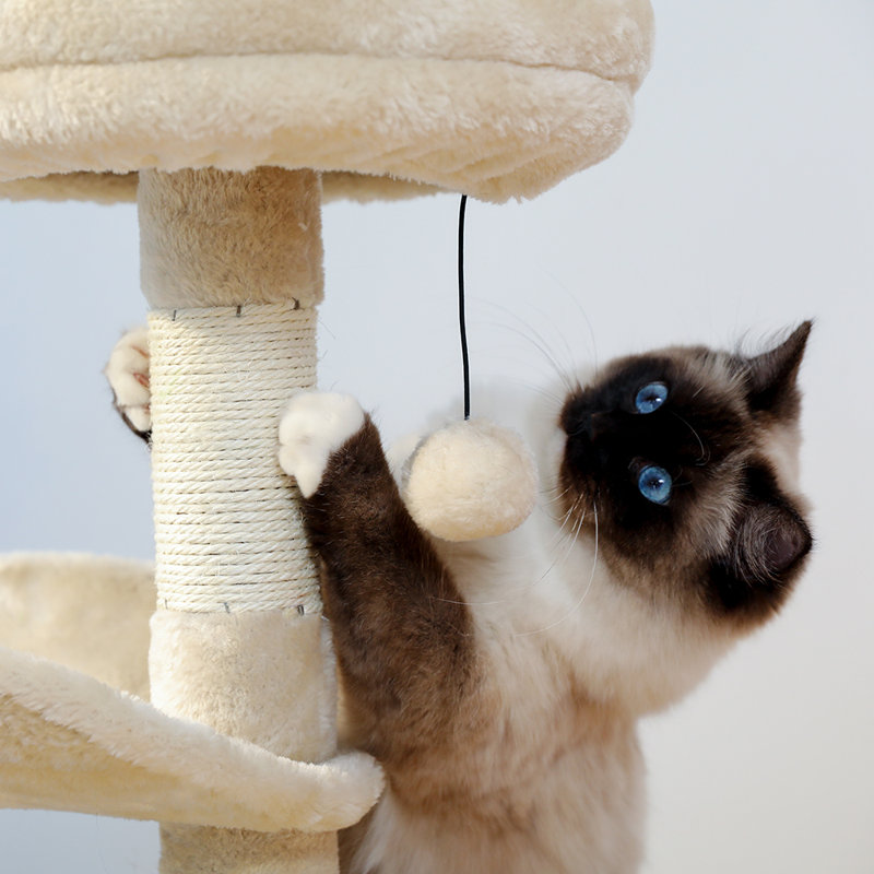 Drakos 32'' H Cat Tree, Beige