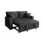 Lit escamotable 2 pièces Bertha noir-914527755