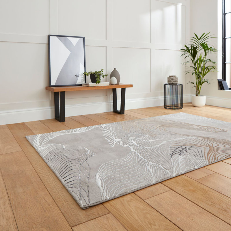 Creation area rug Machine Woven Rectangle Grey, Rectangle 120 x 170cm