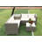 4 Piece Wicker Patio Sectional Sofa Set With Storage Box And Coffee Table