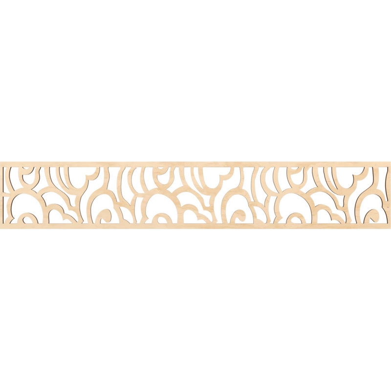 Moulure de panneau Springfield, Bouleau, H 8 po x l 46,625 po x P 0,25 po