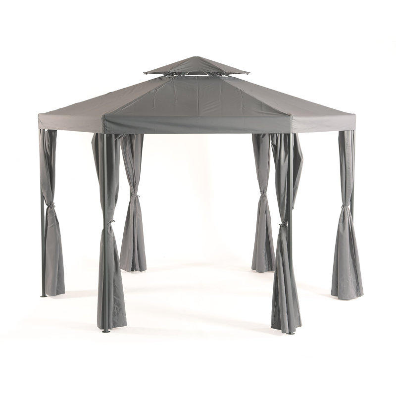 Brunnet 3.4m x 3.4m Steel Gazebo