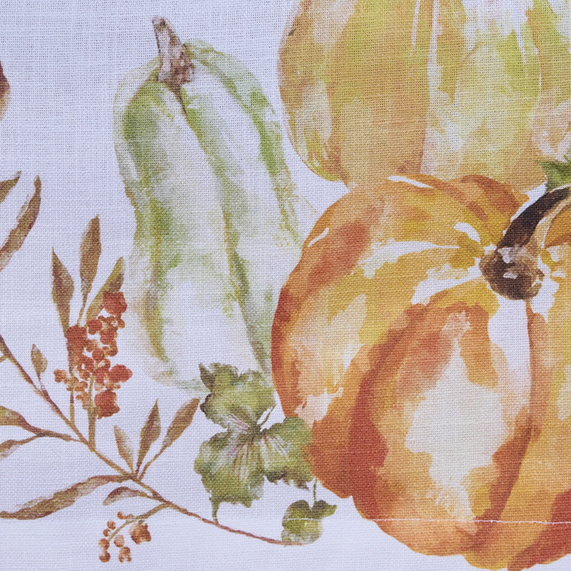 Puccio Orange Table Runner 14 Inches x 54 Inches, 54" L x 14" W