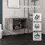 Meuble-lavabo flottant avec comptoir en marbre de culture et lavabo à débordement-1999872819