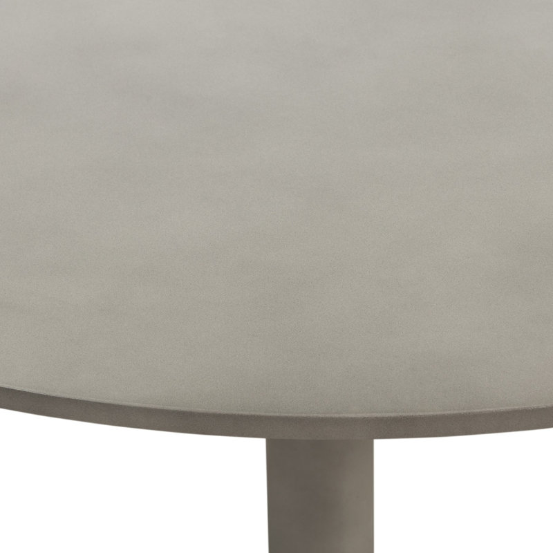 Table de salle à manger à piédestal en béton Bethlyn