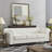 Arlisa 2 Piece Living Room Set Air Leather Chesterfield Button Tufted Couch Set with Loveseat and Sofa-998937407