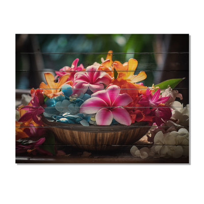 Hawaii Aloha Spirit sur impression sur bois