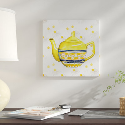 Sweet Teapot V par Grace Popp - Estampe numérique sur toile tendue avec châssis