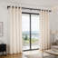 Adjustable Single Curtain Rod With Crystal Netted Finials, Heavy Duty 1 Inch Diameter Metal Drapery Rod For Windows, 2 Pack-2080424267