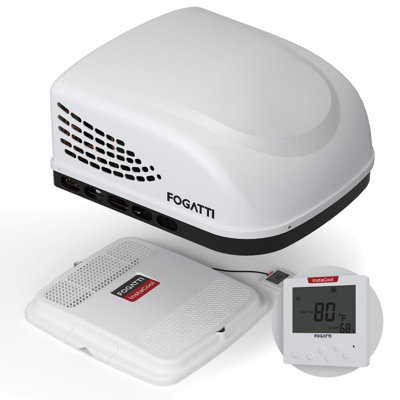RV Air Conditioner 15000 BTU Roof AC Unit - Non-Ducted Rooftop Air Conditioner with Distribution Box