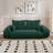 3-in-1 Upholstered Convertible Foldable Sleeper Sofa Bed-436476388