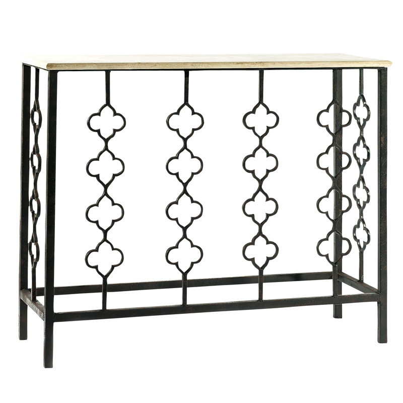 Quatrefoil 45'' W Console Table
