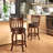 Morgan Swivel Upholstered Counter Stool with Solid Wood Frame-753076514-798800189