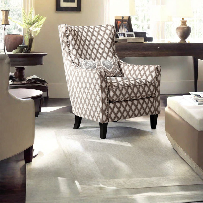 Méridienne inclinable en jacquard Comfy