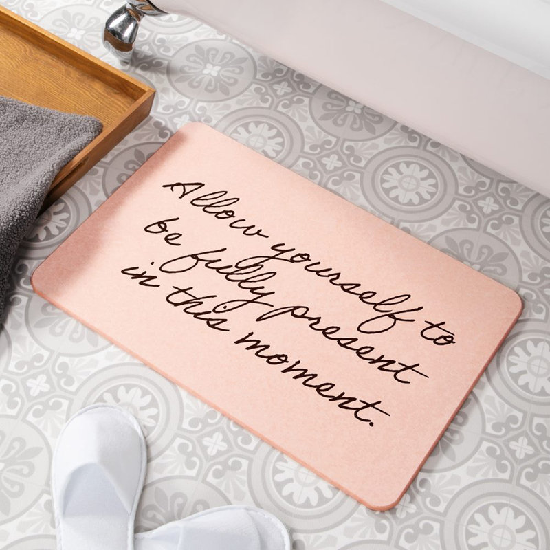 Non-Slip Shower Mat, Pink