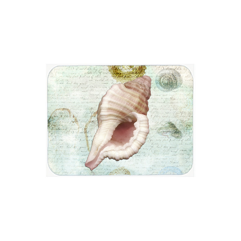 Caroline's Treasures Shells Glass Cutting Board