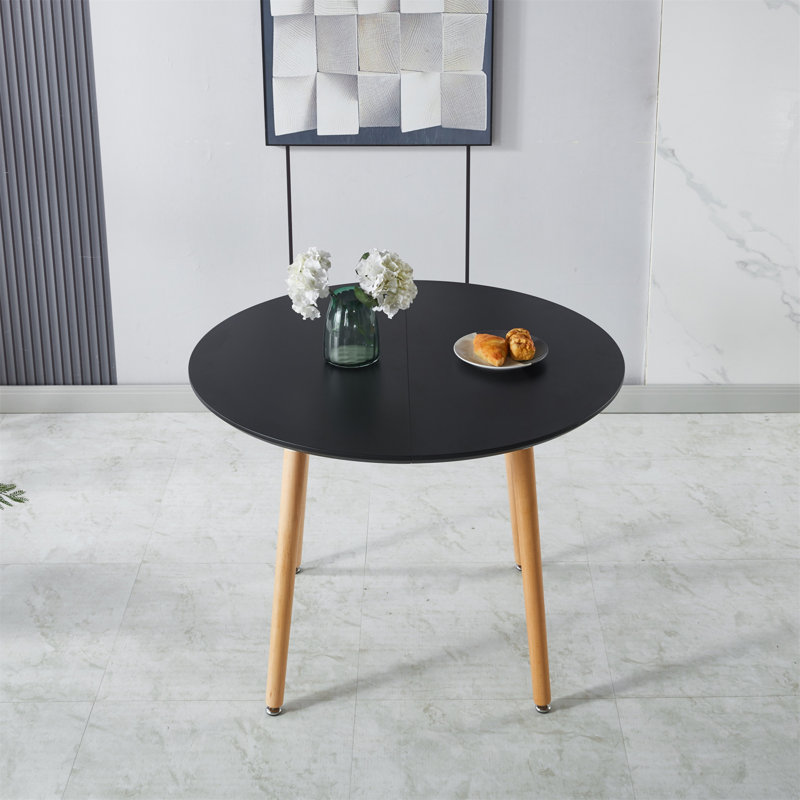 Table extensible (table basse uniquement, sans chaises), Noir