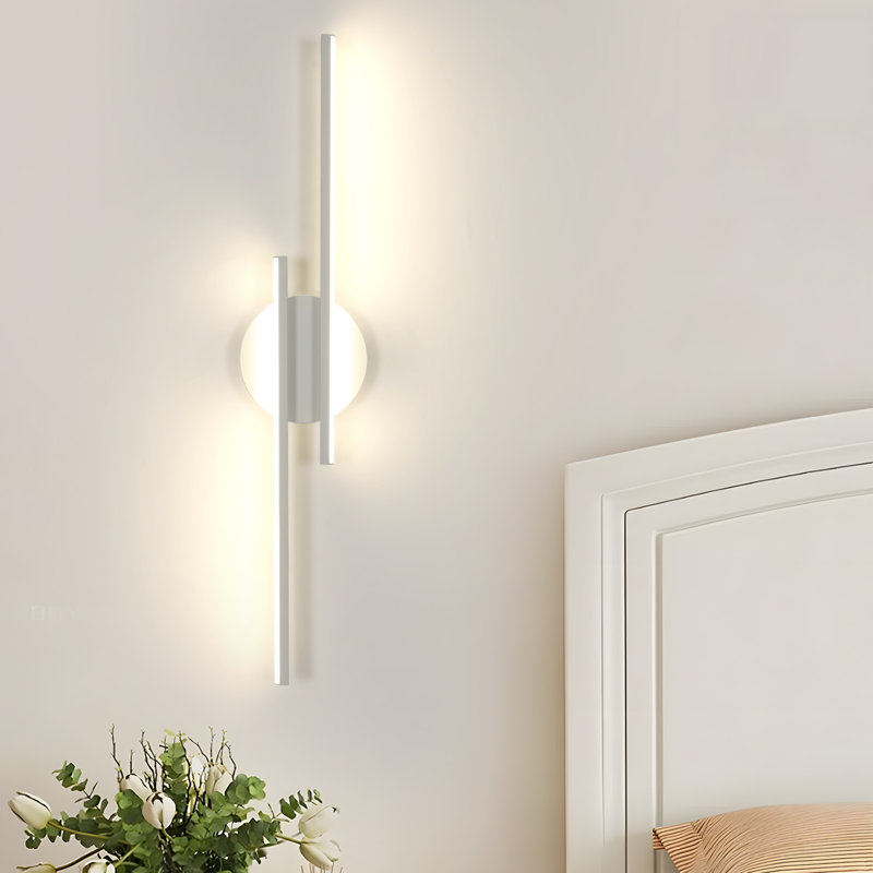Minimalist Aluminium 24W LED Wall Sconces  , White