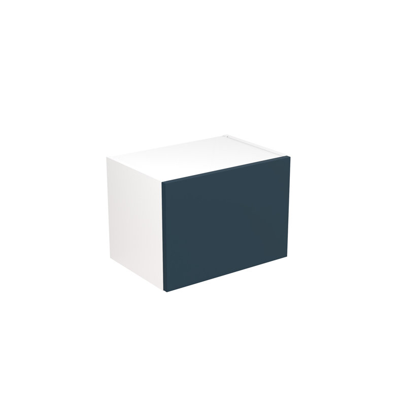 Kitchen Kit Flatpack Slab Matt Wall Unit Bridge, 36cm H x 50cm W x 33cm D, Indigo Blue