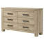 Commode de chambre 6 tiroirs Sansome