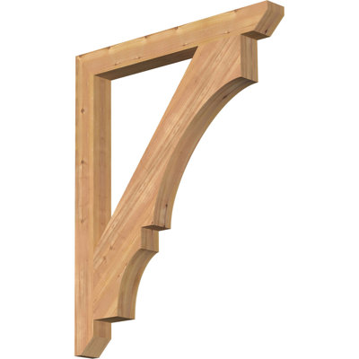 H 6'' W x 40'' D Wood Bracket/Corbel BKT04X34X38