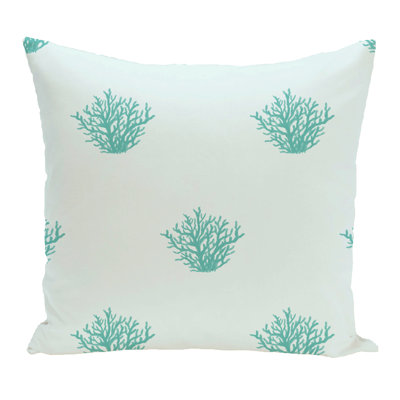 Coastal Calm Reversible Throw Pillow