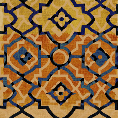 Morocco Tile VI by Ricki Mountain - Wrapped Canvas Print