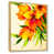 Toile naturelle avec cadre flottant