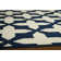 Tapis bleu marine Ashleigh