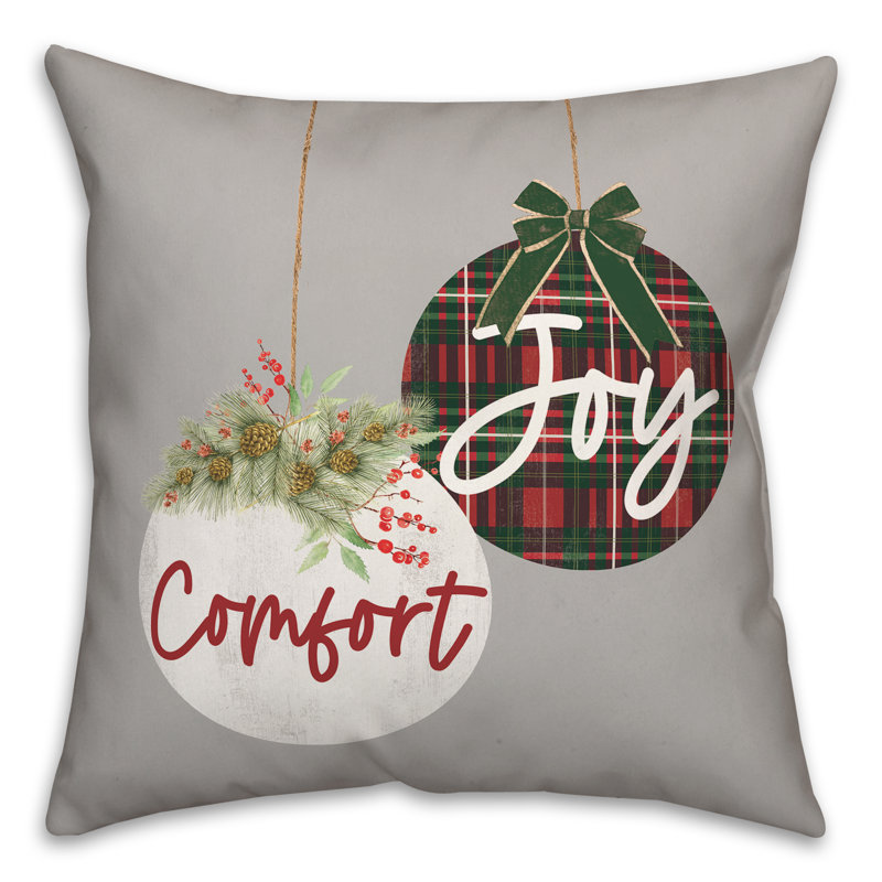 Coussin Joy and Comfort Ornaments, 20 po x 20 po