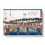 Bridge Crossing by Utagawa Hiroshige - Wrapped Canvas-55362263