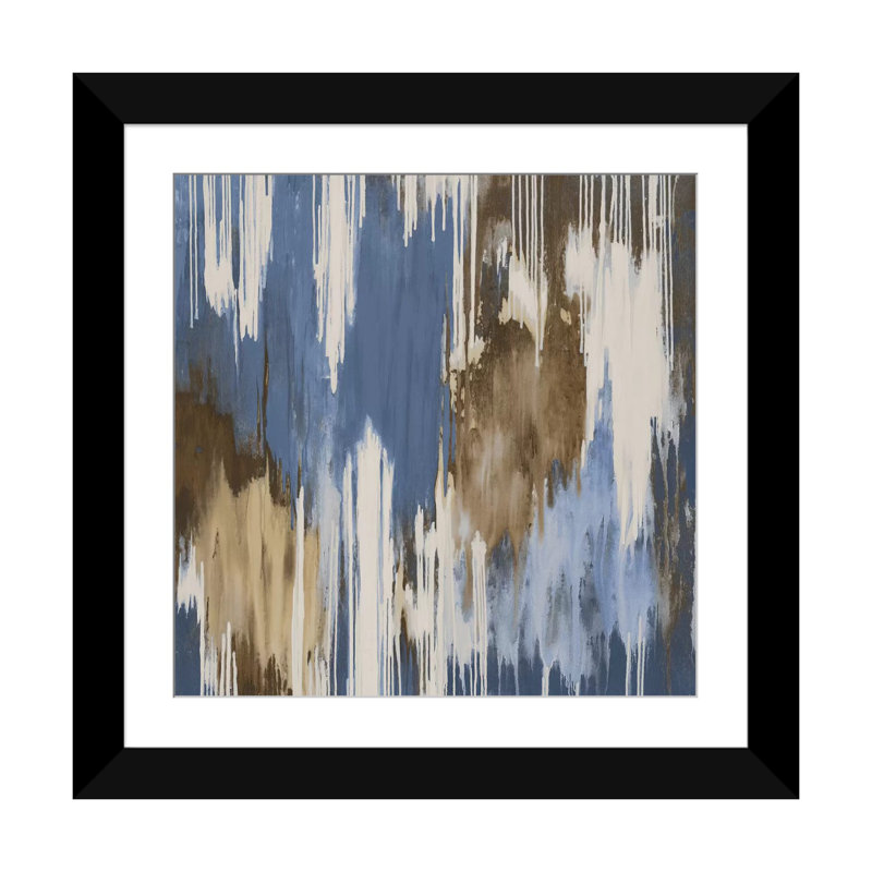 « flamme », reproduction sur toile, H 16 po x l 16 po x P 1 po, Papier d'art encadré noir, Blanc