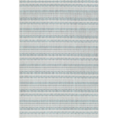 Tapis d'extérieur scintillant bleu clair