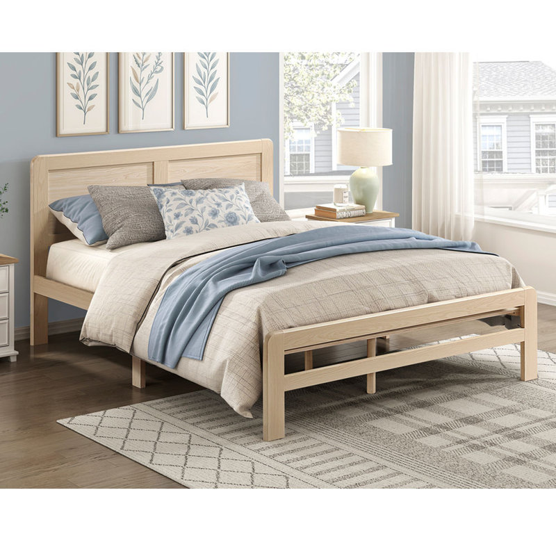 Wooden Platform Bed, Full