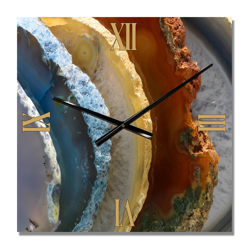 Horloge murale Minéral Slice, Grand