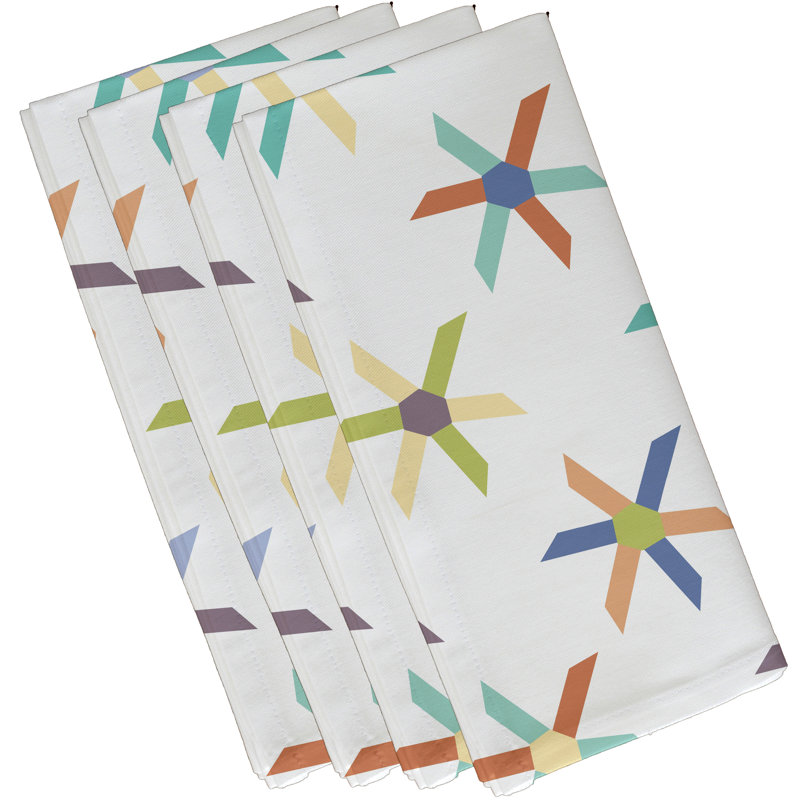 Ensemble de serviettes 4 pièces Odelina Raina, L 18 po x L 18 po, Lavande