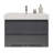 Carneshia 35.4'' Single Bathroom Vanity with Wood, Acrylic Top-190733239
