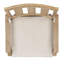 Tabouret de bar avec coussin H 46,8 po x l 25,4 po Samya-636227584