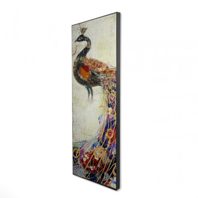 "Paon majestueux" sur toile