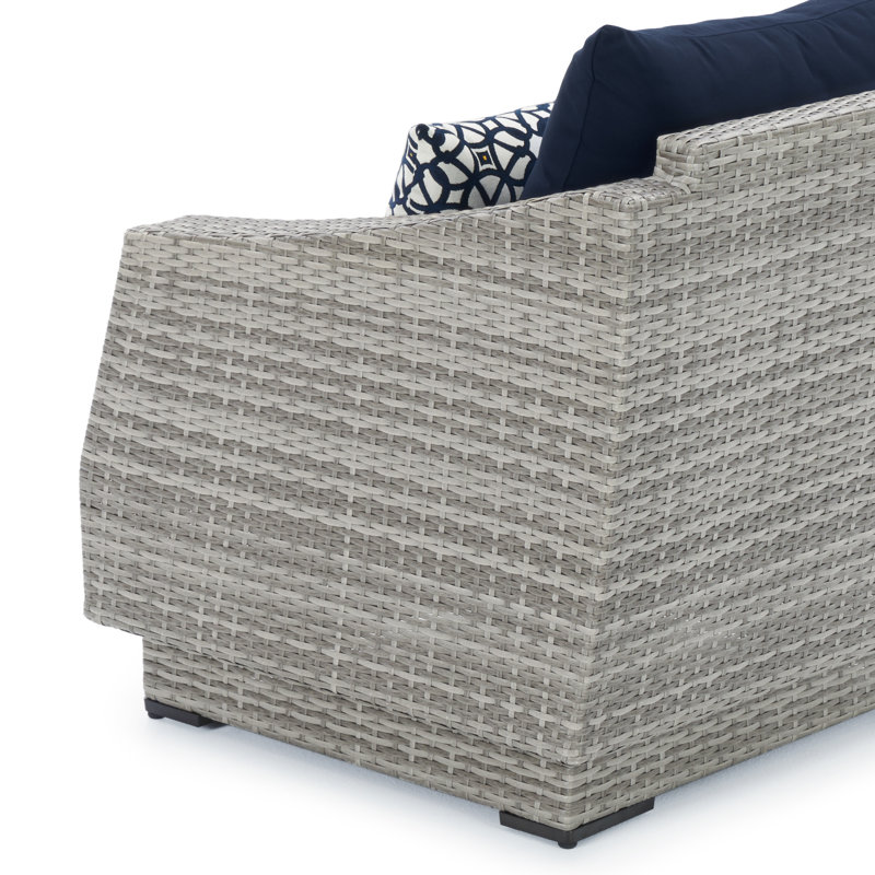 Cannes Outdoor 4 - Piece Conversation Set, Canvas Navy Sunbrella® Canvas
