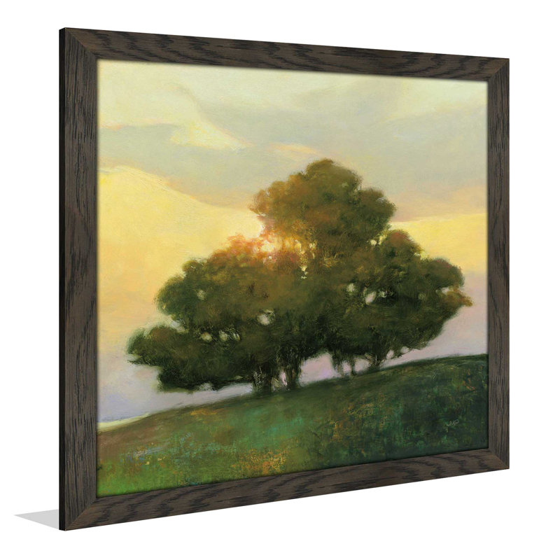 " Spice Tree ", 31.5" H x 31.5" W x 1" D, Chocolate Distressed Framed