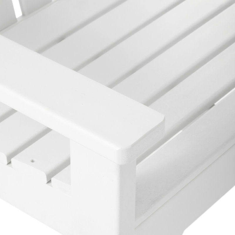 Ensemble de 2 chaises de jardin Laguna Poly, Blanc
