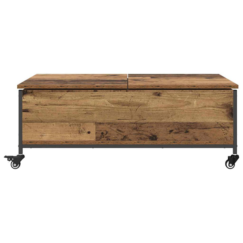 Coffee Table with Storage, Old Wood