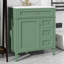 Ensemble de meuble-lavabo moderne de 30 pouces avec lavabo sur le dessus, comprenant 2 tiroirs et un tiroir supplémentaire-88843624