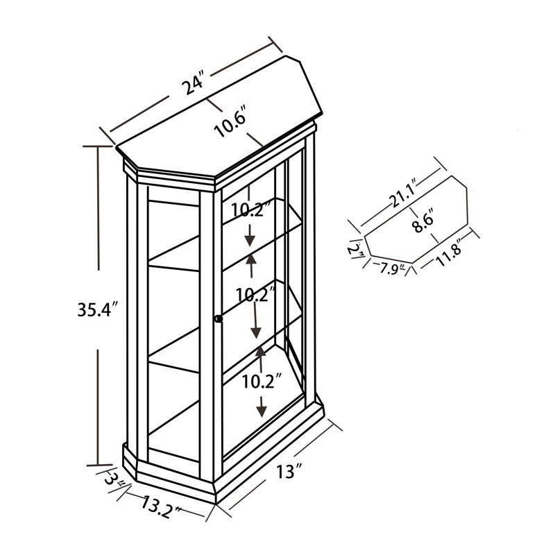 Marlowe Display Cabinet