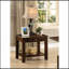 Table de bout contemporaine avec tiroir et tablette 1 pièce